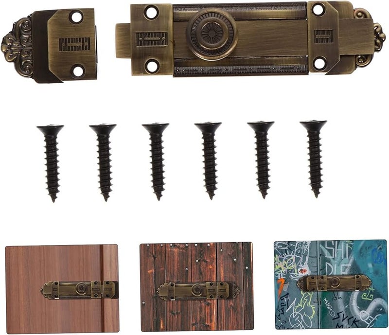 Heavy Duty Alloy Slide Bolt Latch 14X3CM For Doors Bathrooms Garages Security - Image 3